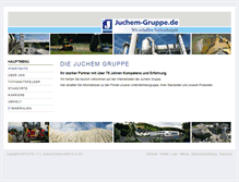 Tablet Screenshot of juchem-gruppe.de